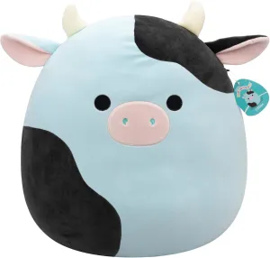 Squishmallows SQCR06652 Jazwares Cillian the Cow Official Plush Toy 50cm Super Soft Plush
