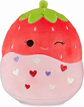 Squishmallows 8" Scarlet The Strawberry Valentine's Day Plush- Officially Licensed Kellytoy - Collectible Soft & Squishy Stuffed Animal Toy - Add to Your Squad - Gift for Kids,Girls & Boys -8 Inch