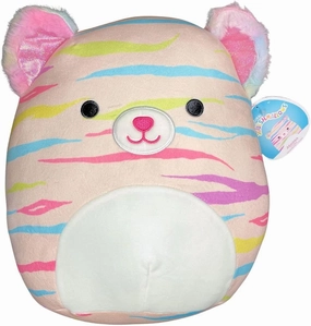 Squishmallows Official Kellytoy 12 inch Atoosa The Rainbow Striped Cat Soft Plush Squishy Toy Animals