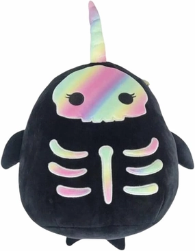 Squishmallows Official Kellytoy 12 Inch Soft Plush Squishy Toy Animals (Bufinda Narwhal Skeleton)