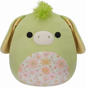 Squishmallows SQCR05390 7.5 Inch Juniper Donkey Add Squad Ultra Soft Plush Toy Kellytoy Pluh Official