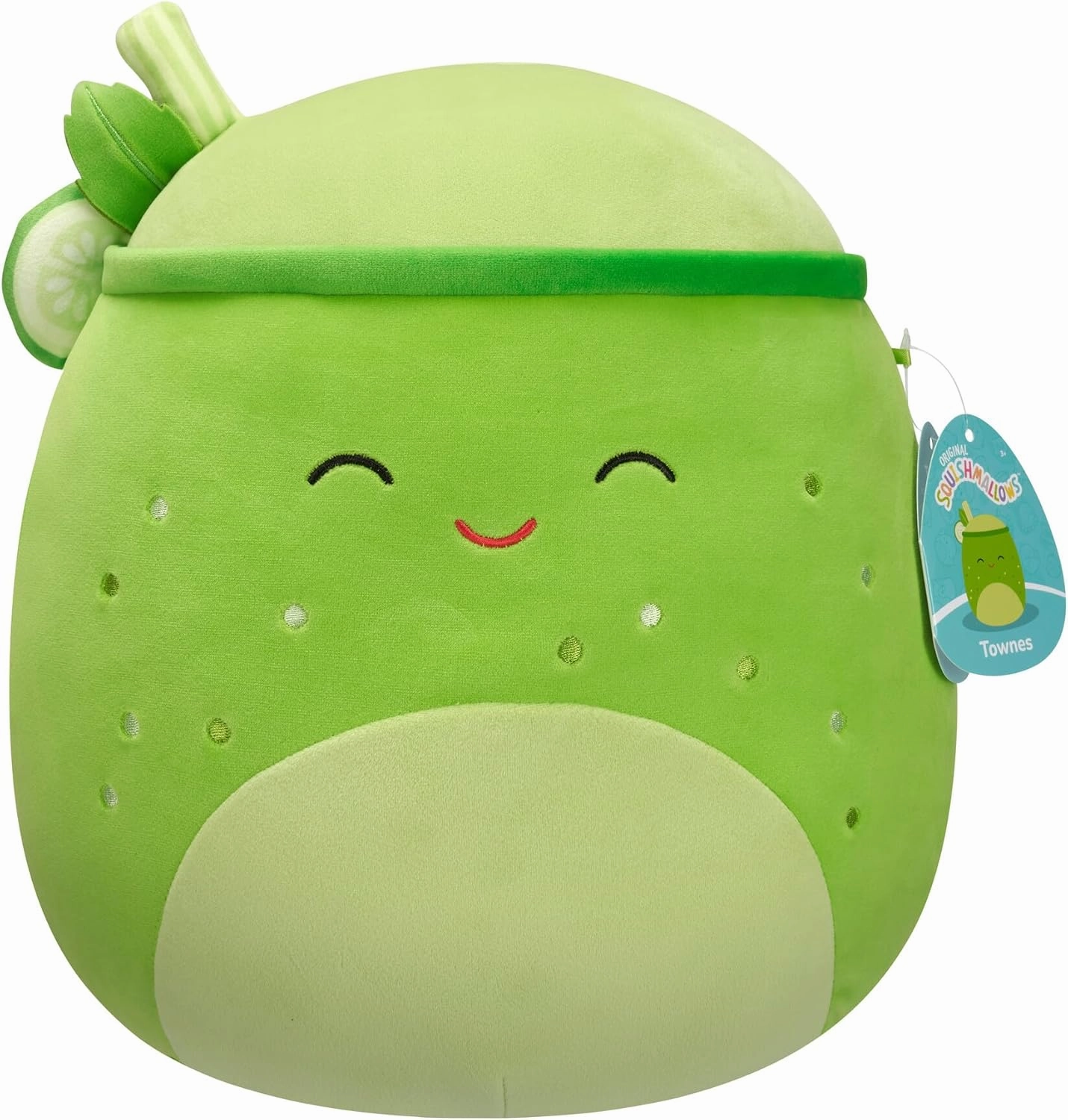 Squishmallows SQCR07269 – Townes Green Juice 30 cm, Official Jazwares Soft Toy, Super Soft Toy
