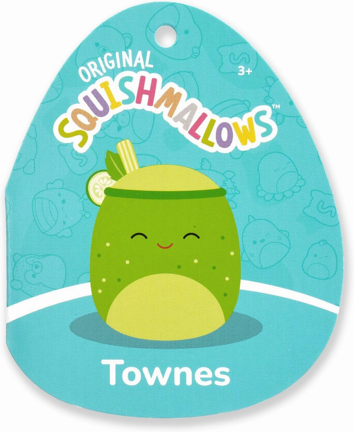 Squishmallows SQCR07269 – Townes Green Juice 30 cm, Official Jazwares Soft Toy, Super Soft Toy