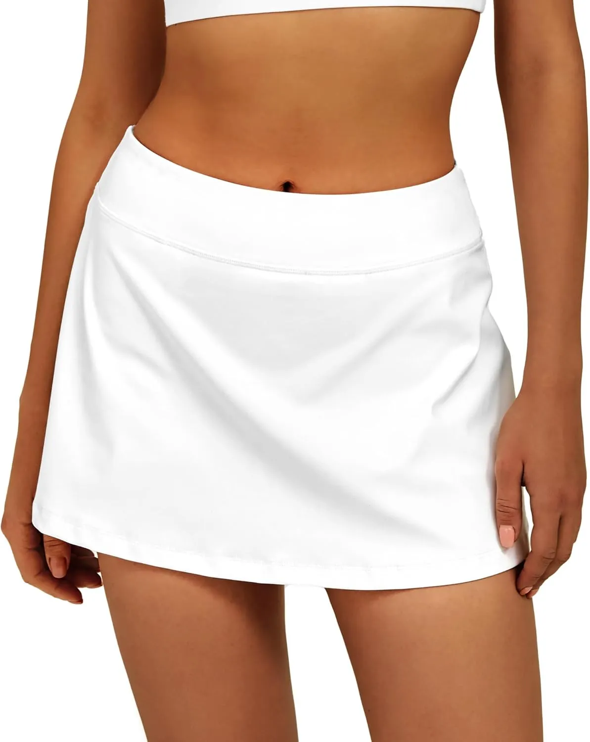 Stelle Women Tennis Skirt Golf Skorts Athletic High Waisted with Pockets Inner Shorts Sport Workout Pleated Pickleball