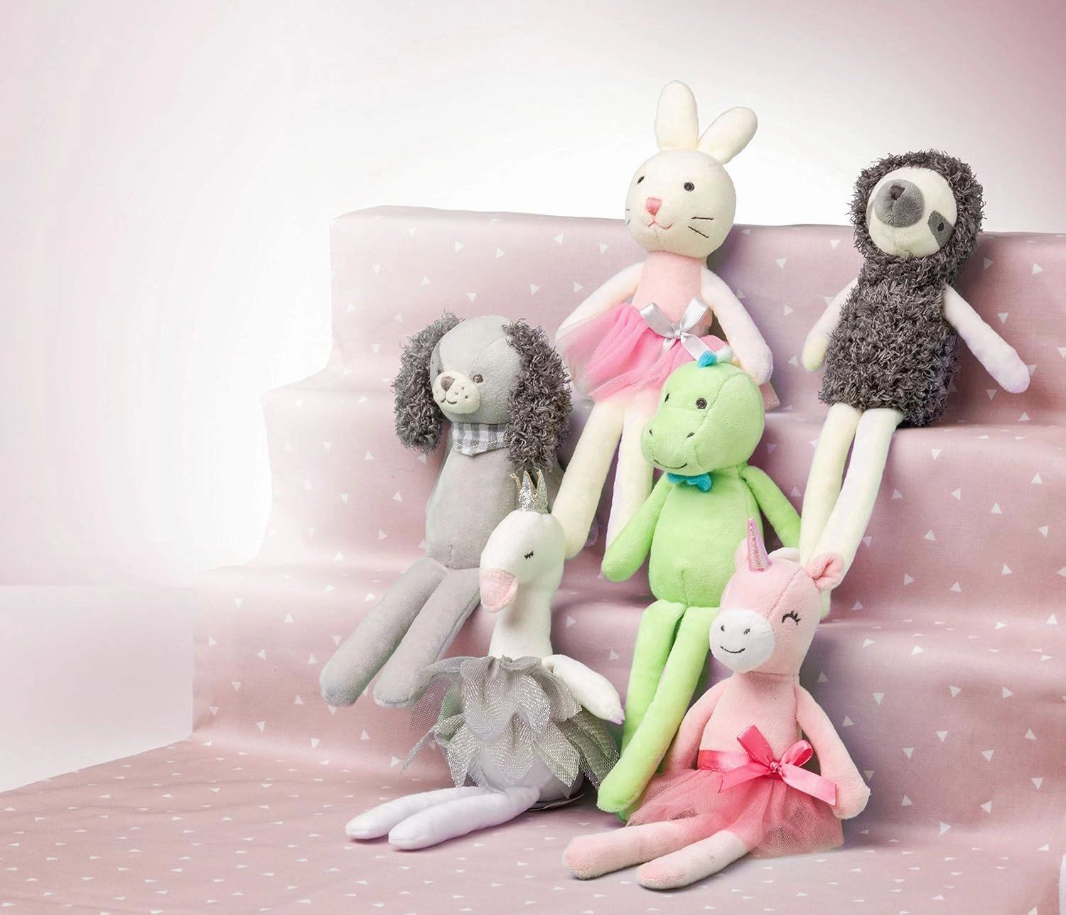 Stephen Joseph, Stuffed Animal Toy 11 inches, Small Super Soft Plush Doll, Toys for Baby, Toddler, Kids, Ulla Unicorn