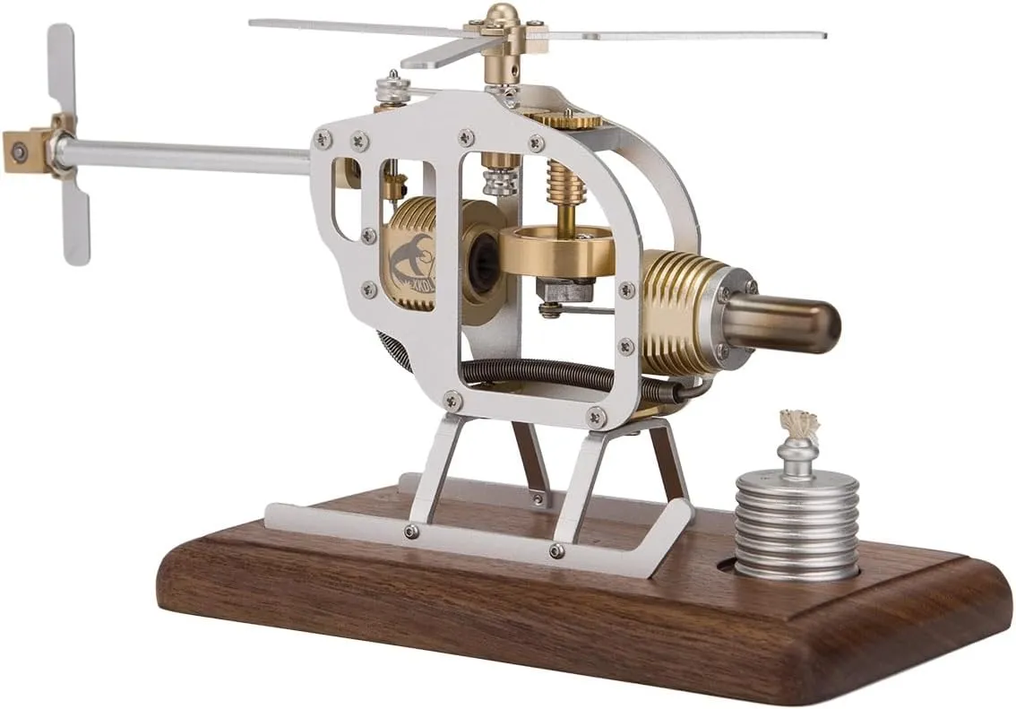Stirling Engine DIY Assembly STEM Model Science Physical Experiment Toy-2024 (KIT Version)