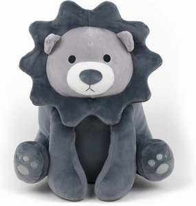Stuffed Animal Lion Gray | Ultra Soft Plushie Cute Stuffed Lion | Plush Safari Stuffed Animals for Kids