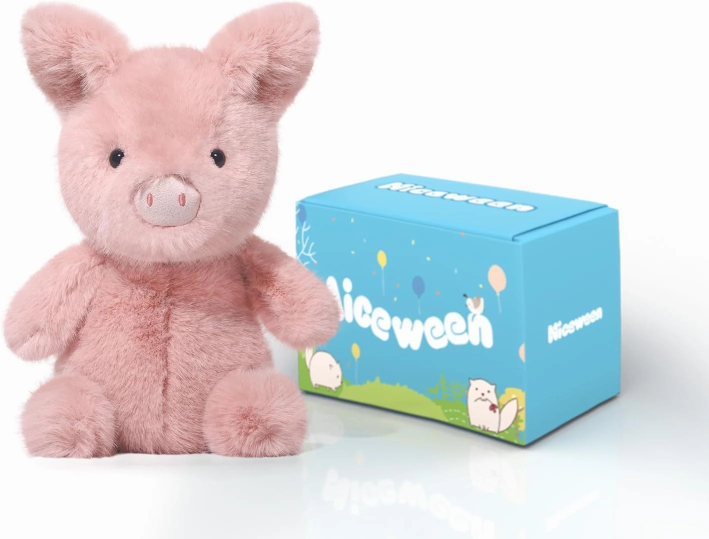 Stuffed Animals Pig Plush Toys 11.8 inches Piggy Stuffed Animal Soft and Cuddly for Boys and Girls Doll Gift for Kids