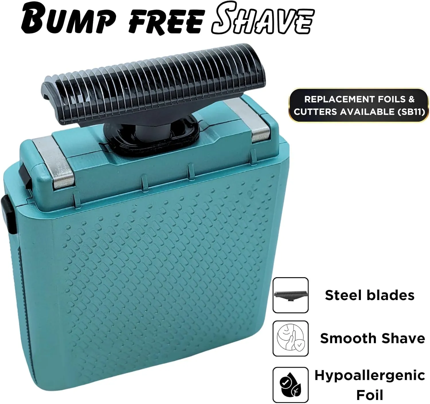 Supreme Trimmer Solo Single Foil Shaver for Pocket | 150 Min Runtime Cordless use, Powerful USB-C Mini Travel Razor for Professional & Home use | STF101