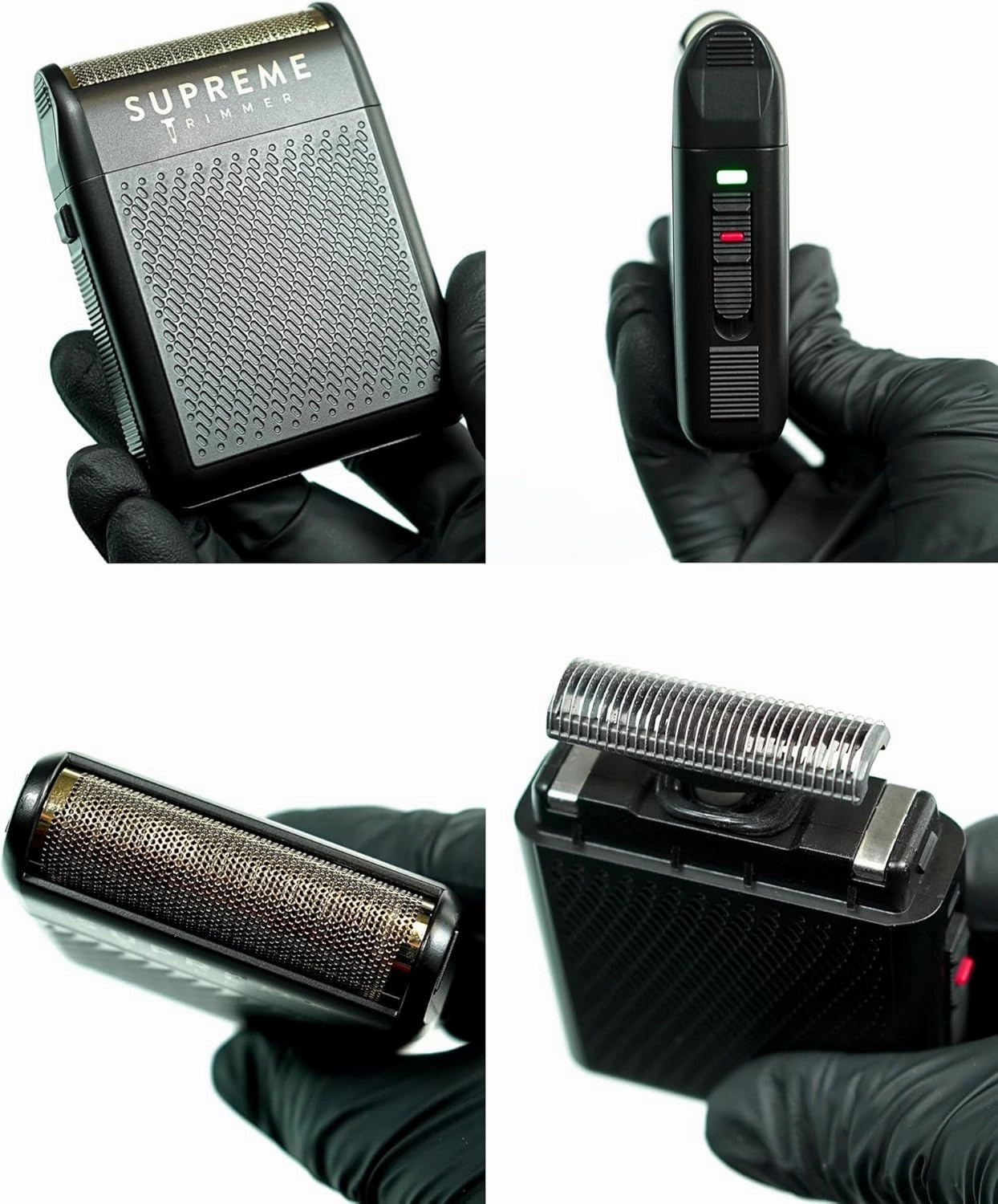 Supreme Trimmer Solo Single Foil Shaver for Pocket | 150 Min Runtime Cordless use, Powerful USB-C Mini Travel Razor for Professional & Home use | STF101
