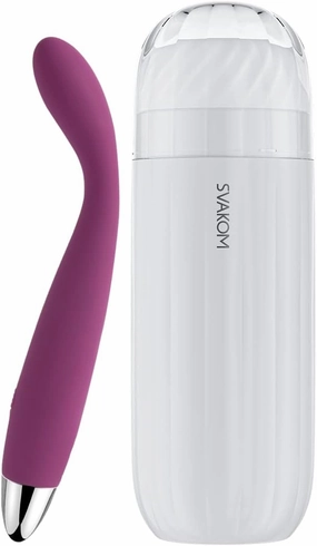 SVAKOM Coco G Spot Vibrator 8 Seconds to Climax 5 * 5 Vibrations Finger Vibes for Women   Automatic Male Masturbator Sex Toy for Men - SVAKOM Electric Pussy Pocket Adult Toys for Male Masturbation