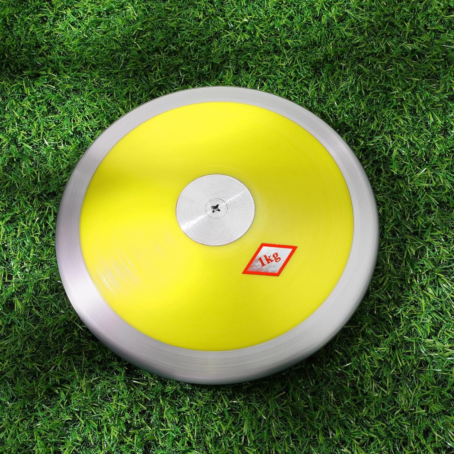 Syhood Throwing Discus Nylon Plastic Iron Training Discus Athletic Track and Field Equipment for High School Outdoor Sports Training Practice Boys Men Women