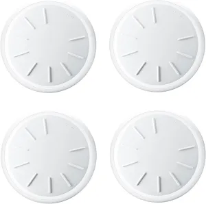 Tags-4 Pack Air Tracker Work with Apple Find My (iOS Only),Track Your Keys Wallet Luggage Backpack Suitcase,Super Lightweight Item Finder,Comes with 4 Keyrings,4 Waterproof Cases,Replaceable Battery