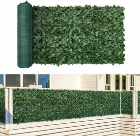TANG 58"x117" Artificial Ivy Privacy Fence Wall Screen 1PC, Faux Hedge Fence Fake Vine Leaf Decoration Greenery Backdrop for Outdoor Garden Décor