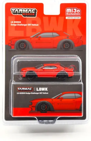 Tarmac 1/64 LB-WORKS Dodge Challenger SRT Hellcat Red