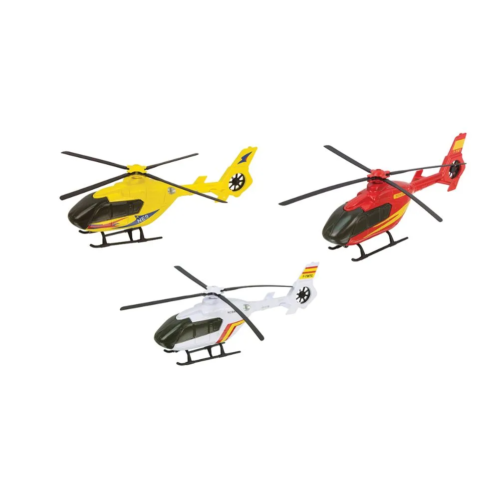 Teamsterz Light & Sound Rescue Helicopter Assorted