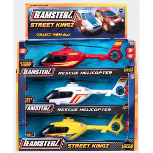 Teamsterz Light & Sound Rescue Helicopter Assorted