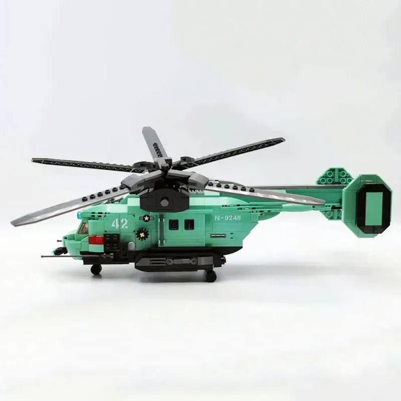 Technical MOC Twin-Rotor Helicopter Bricks Toy 58008