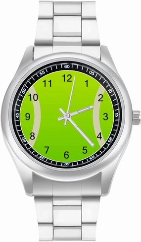 Tennis Ball Casual Wrist Watches for Men Classic Business Dress Watch Big Face for Work Gym
