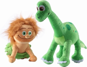 The Good Dinosaur Plush Toys Stuffed Animals Play Set- Spot The Child 7"/20CM   Arlo Baby 13"/35CM (2 Pack)