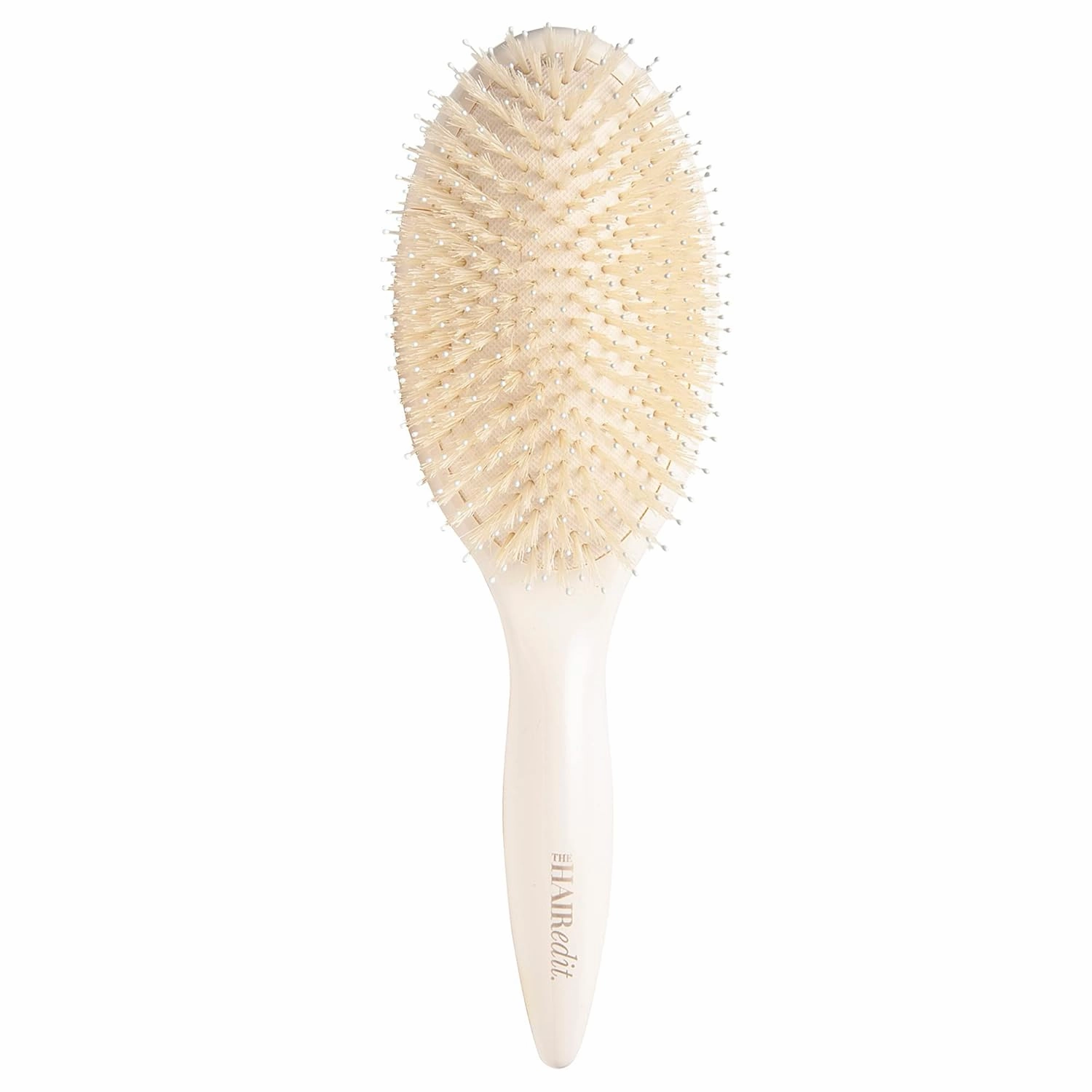 The Hair Edit Cream Finish & Shine Boar Bristle Hair Brush