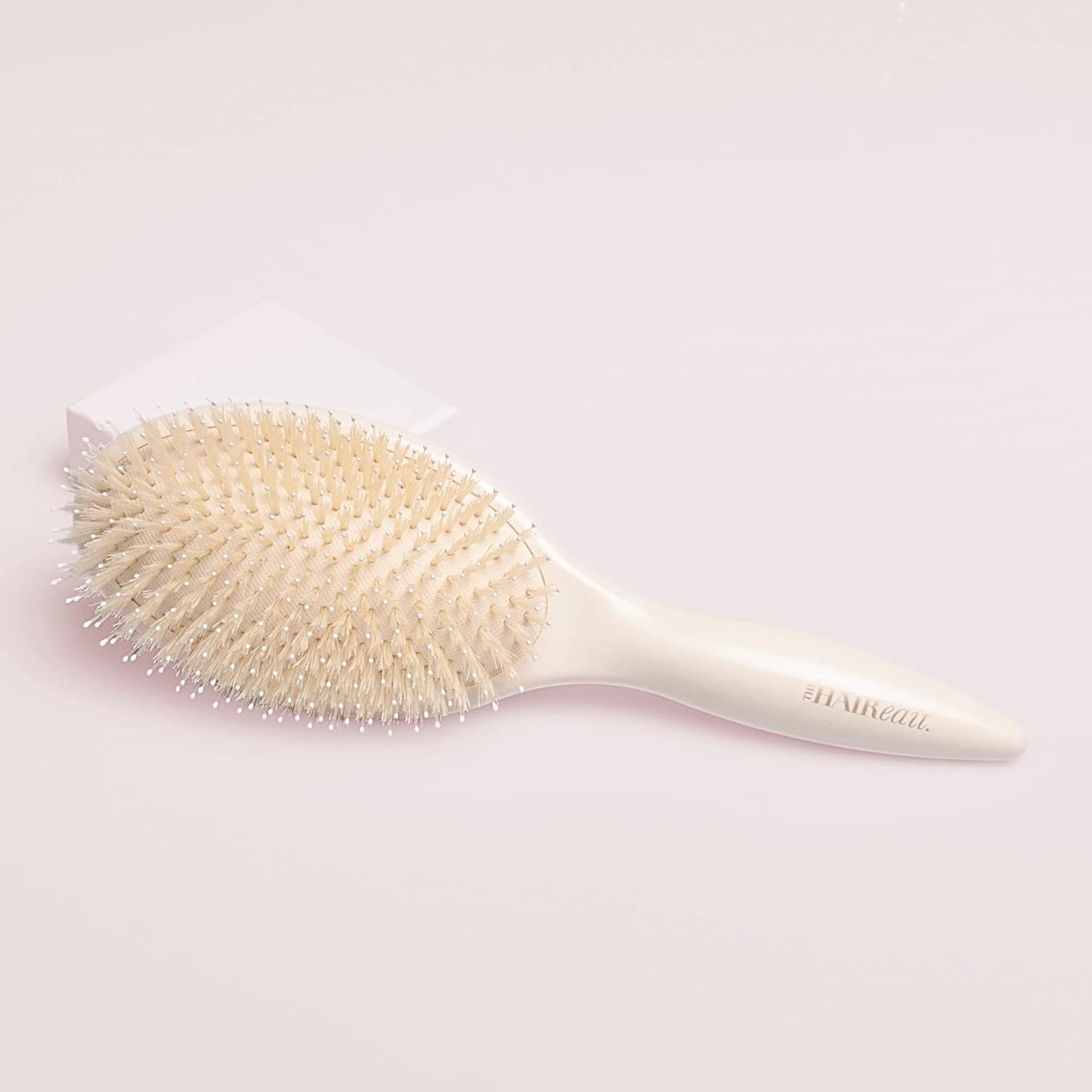 The Hair Edit Cream Finish & Shine Boar Bristle Hair Brush