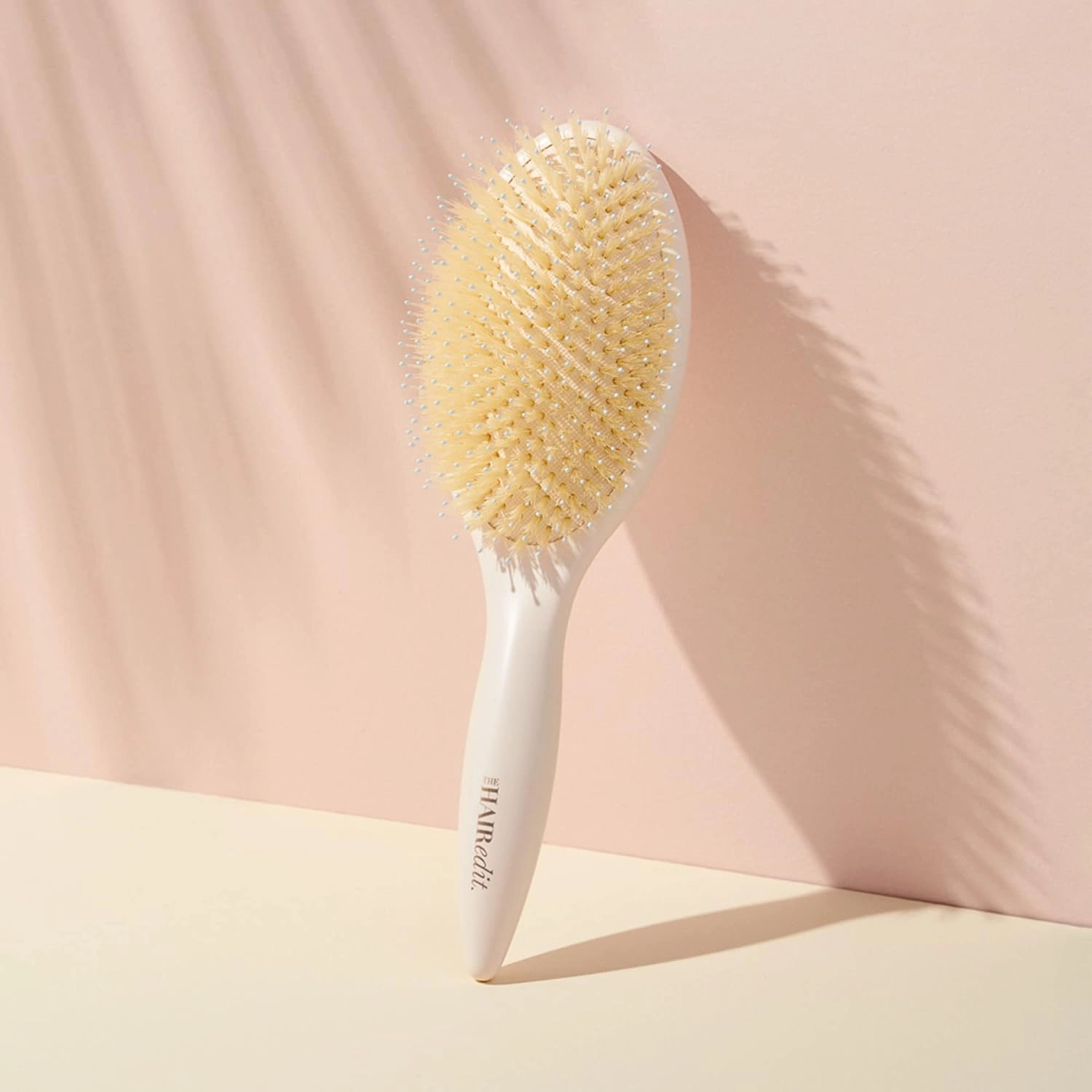 The Hair Edit Cream Finish & Shine Boar Bristle Hair Brush