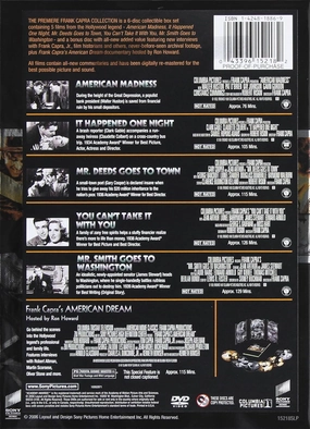 The Premiere Frank Capra Collection (Mr. Smith Goes to Washington / It Happened One Night / You Can't Take It with You / Mr. Deeds Goes to Town / American Madness / Frank Capra's American Dream)