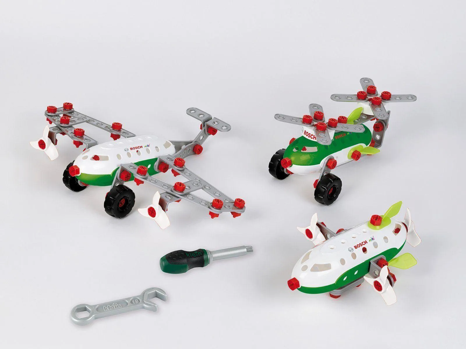 Theo Klein 8790 Bosch 3 in 1 Aircraft Team Construction Set