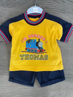 Thomas the Tank Engine T-Shirt Set, (6-9 mths)