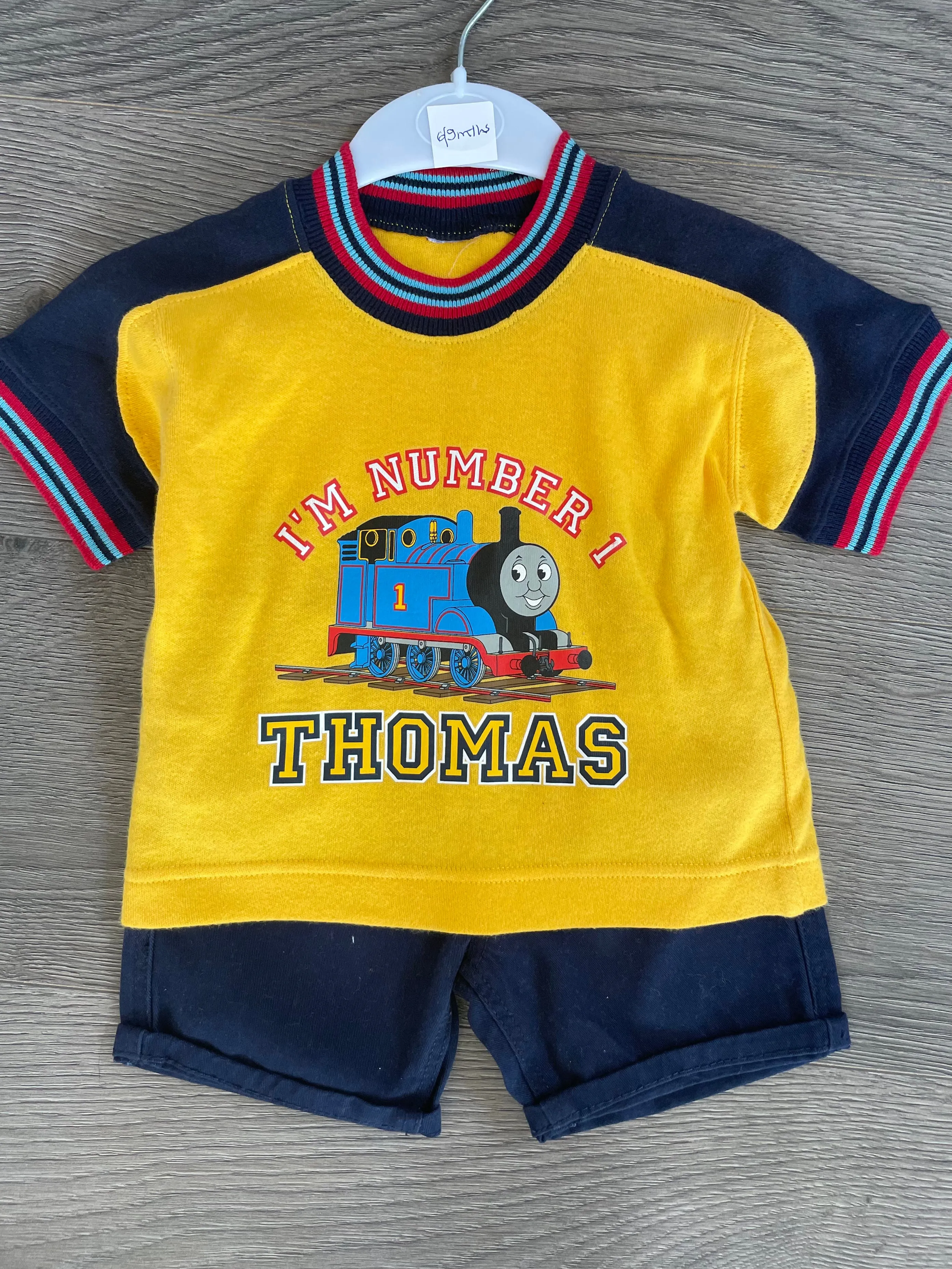 Thomas the Tank Engine T-Shirt Set, (6-9 mths)