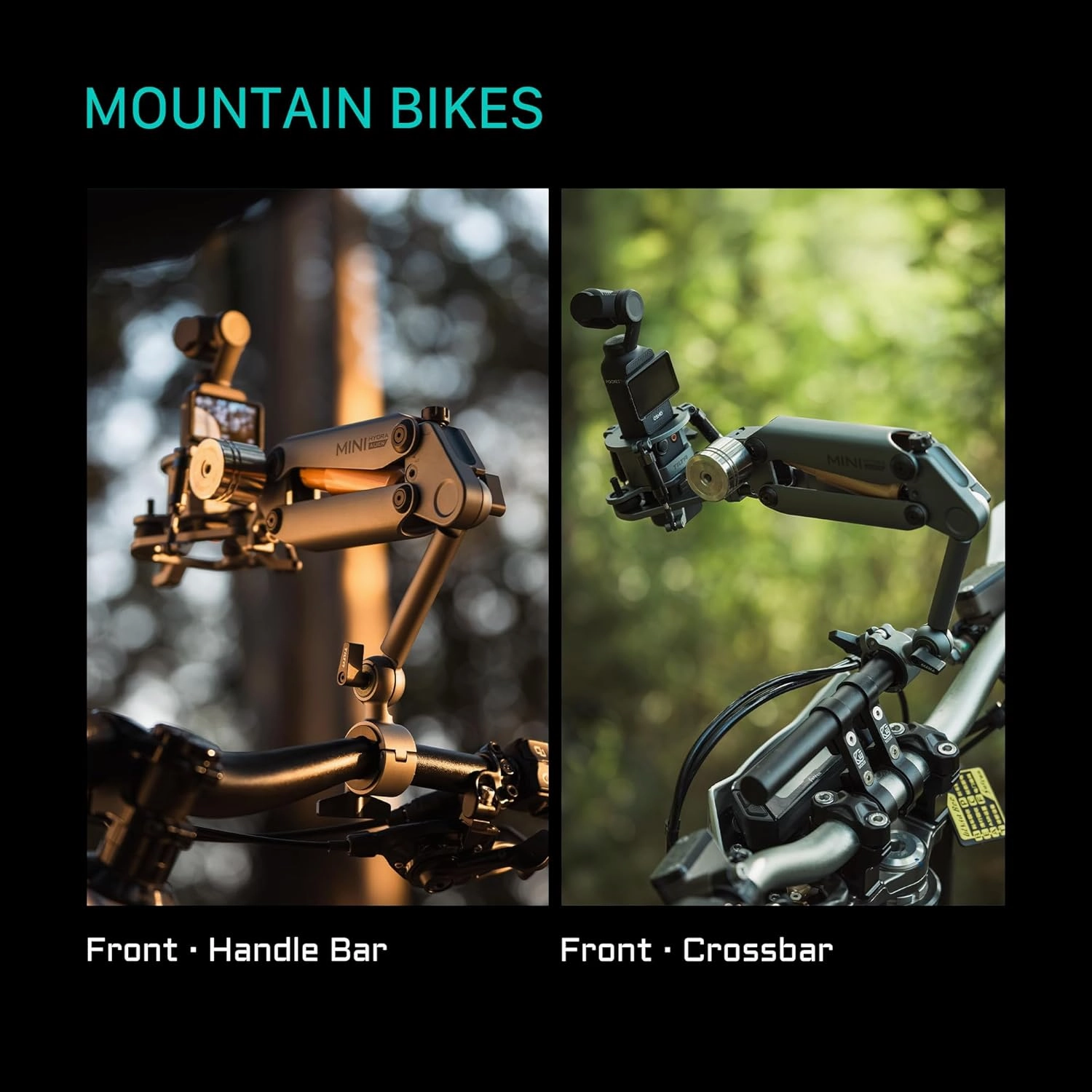Tilta Hydra Alien Mini Master Kit – Desert Beige | for Vehicle-Mounted Cinematography | Compatible with DJI Action 3/4, Pocket 3, Insta360 X4/X3 | Hydraulic Damping | Shock Absorbers HDA-T15-E-DB