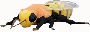 Tiny Heart Simulation Bee Plush Toys, 10.23inch Soft and Realistic Bee Stuffed Animal Plush Toys for Kids Boys and Girls Gifts, Home Decor