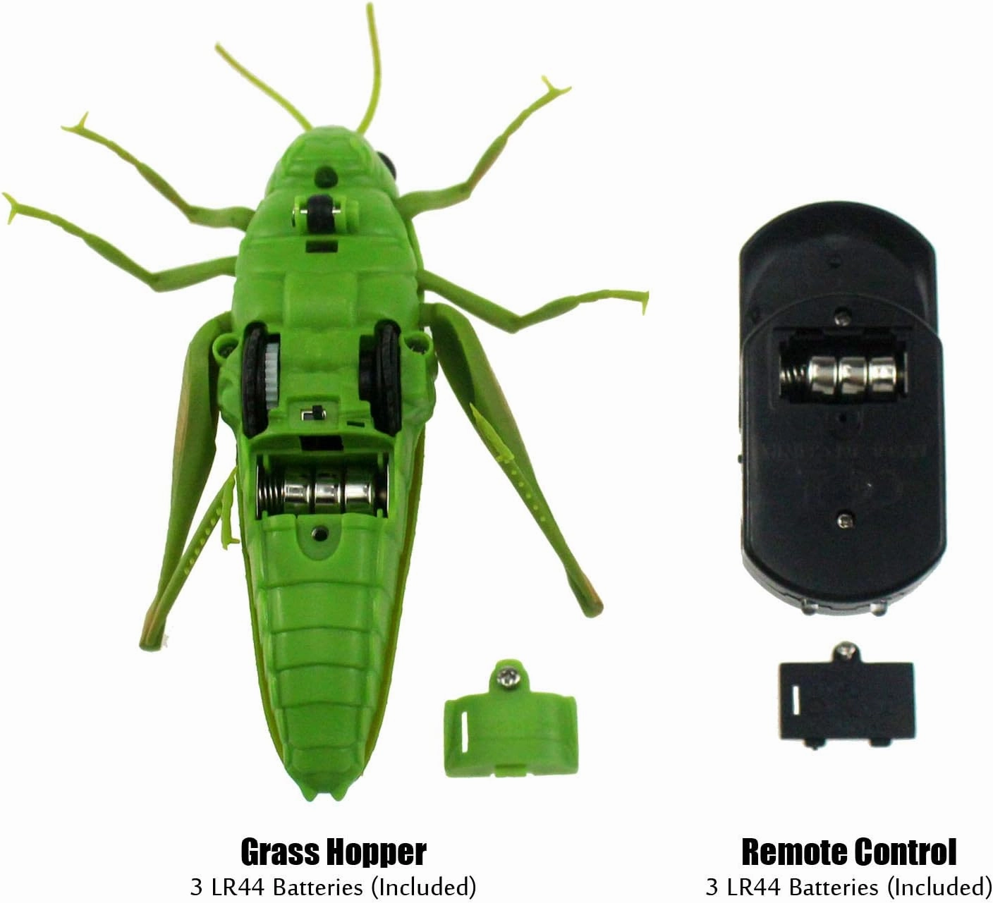 Tipmant RC Grasshopper Remote Control Grass Hopper Animal Toy Electronic Locust Fake Insect Car Vehicle Kids Birthday Gifts