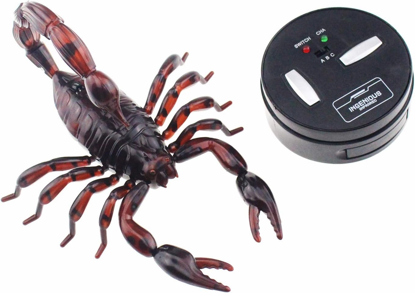 Tipmant Realistic RC Scorpion Remote Control Animal Vehicle Car Electric Scary Toy Halloween Kids Birthday Gift