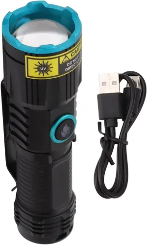 Tools Compatible with Portable 365nm Black Light Flashlight Rechargeable Zoomable LED Torch for Pet Urine