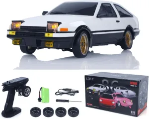 Toucan RC Hobby 1/18 LdRC Ld1801 RC Drift Car Rwd Ae86 Racing Vehicles Flip Light Gyroscope