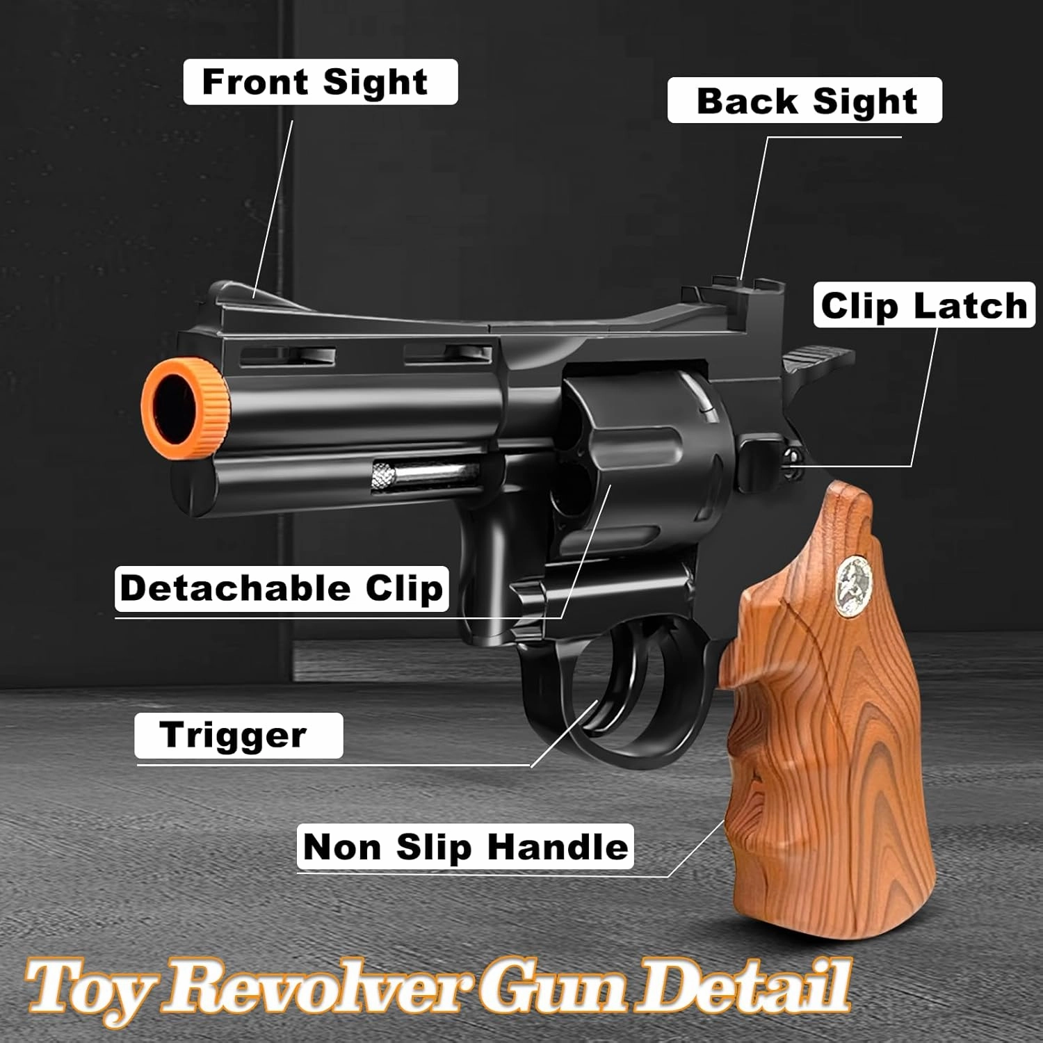 Toy Revolver Gun Shell Ejecting Toy Gun, Toy Gun Pistols with 80 Soft Bullets, 12 Shells, 1 Goggles and 3 Targets, Educational Model Toys Shooting Games Gifts for Boys and Girls, Kids 6  Years Old