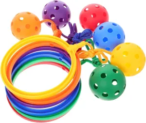 Toyvian 6pcs Jump Leg Toy for Boy Girl Ankle Skip Exercise Improves Coordination Motor Skills Fitness Toy for Boy Girl