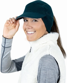 TrailHeads Fleece Ponytail Hat for Women – Trailblazer Reflective Winter Hat with Ponytail Hole for Workouts