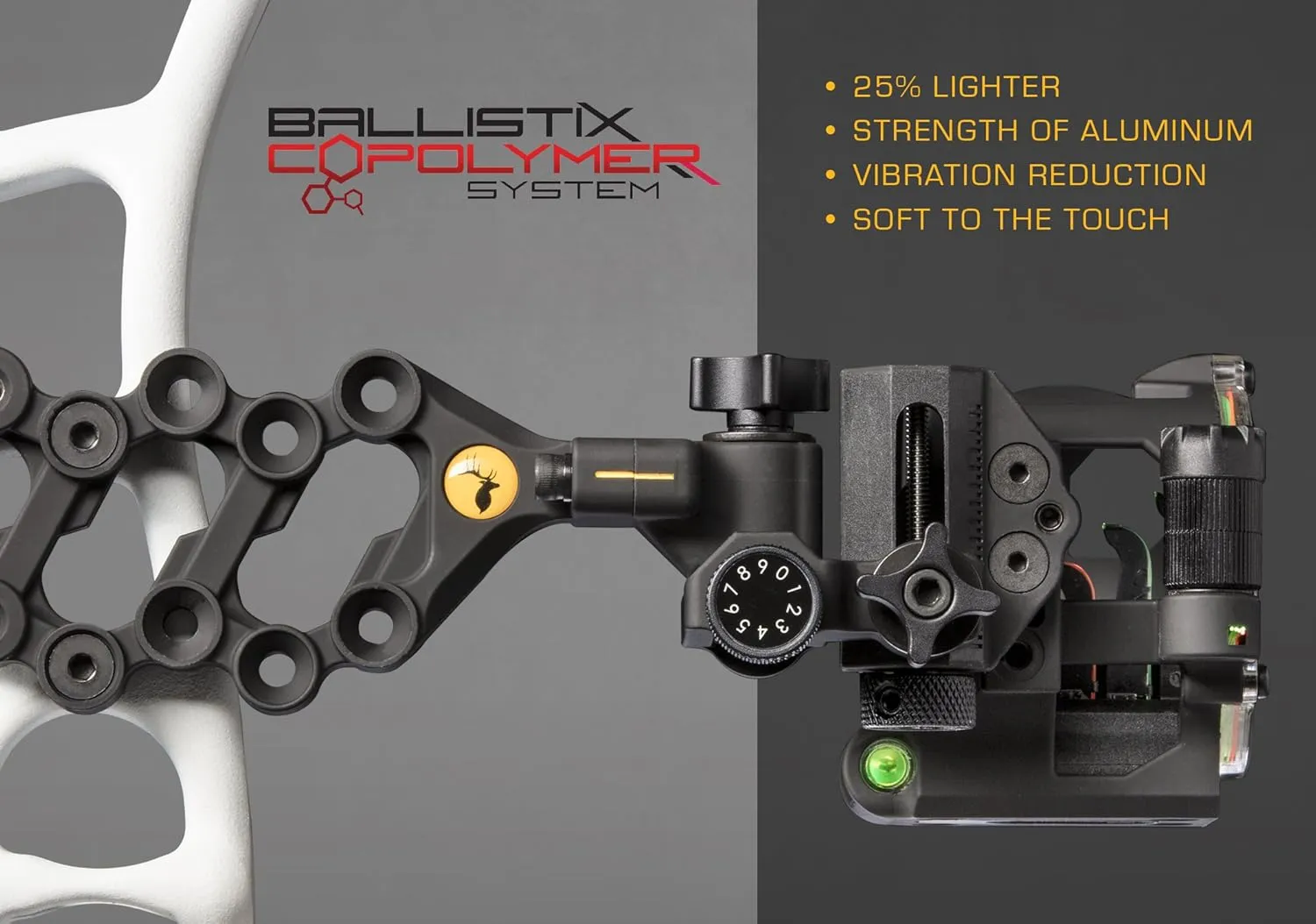 Trophy Ridge Peak 5 Pin Bow Sight - Vertical in-Line Pin Technology, Tool Less Windage and Elevation Adustability, 2nd Axis Leveling, Adjustable Rheostat Light, Glow Ring