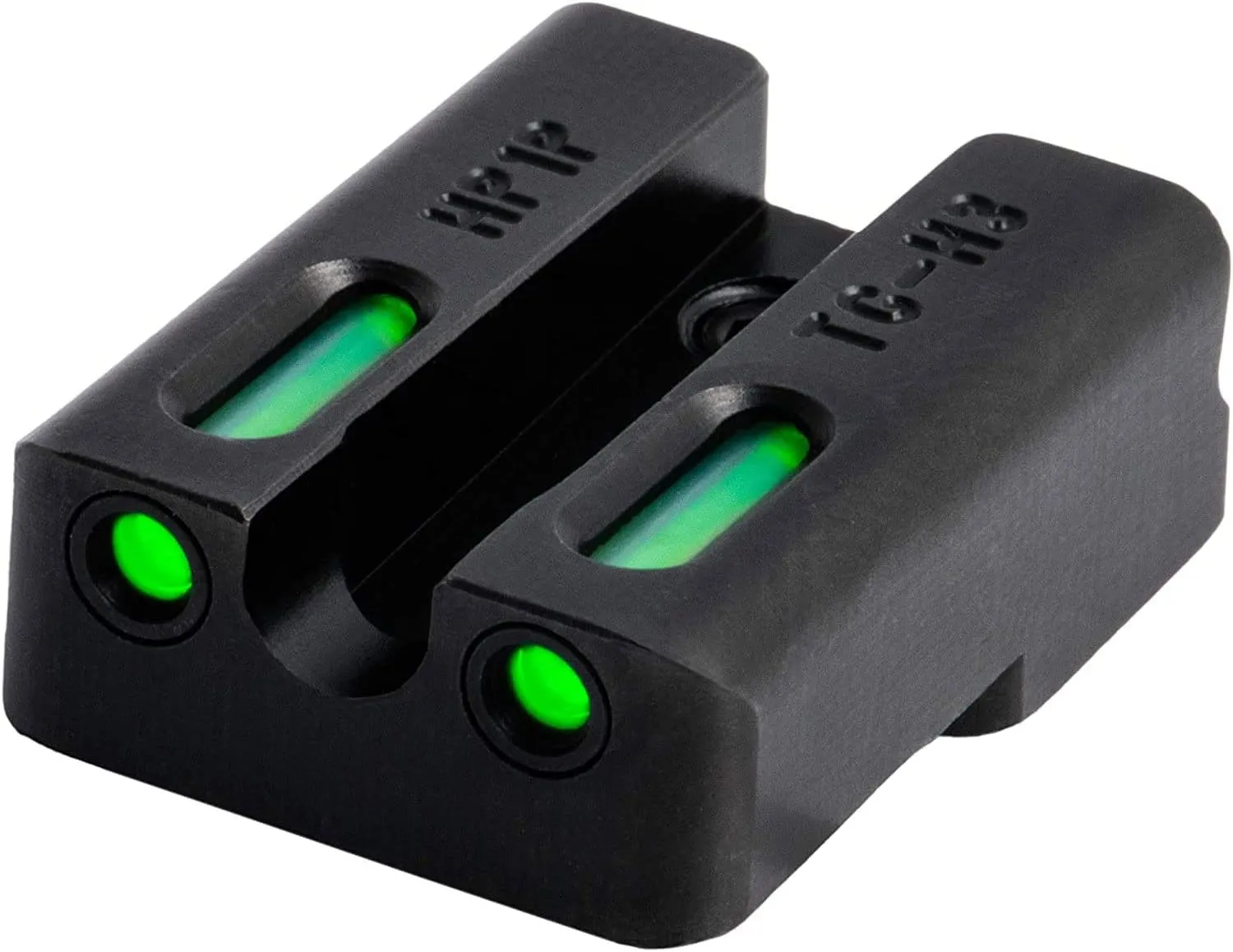 Truglo TFX PRO Handgun Sight, Glowing Shock Proof Tritium and Fiber Optic Night Sight for Handguns, Compact, Durable, and Snag Free Sight