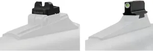 TRUGLO Tritium Pro Glow-in-The-Dark Handgun Night Sights for 1911 Pistols, 260 Front / 450 Rear, Black