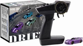 Turbo Racing RC Mini Sports Car, Turbo Racing C63 2.4Ghz 1/76 Mini Electric RWD Desktop Drift Car (RTR Version)