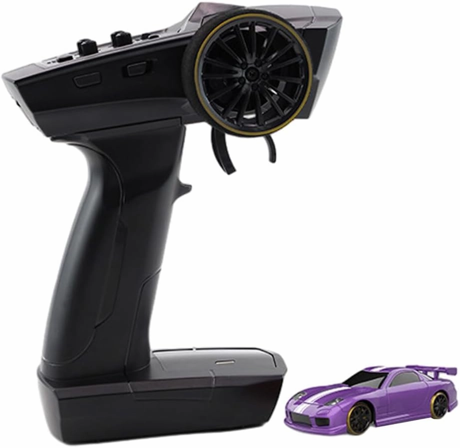 Turbo Racing RC Mini Sports Car, Turbo Racing C63 2.4Ghz 1/76 Mini Electric RWD Desktop Drift Car (RTR Version)