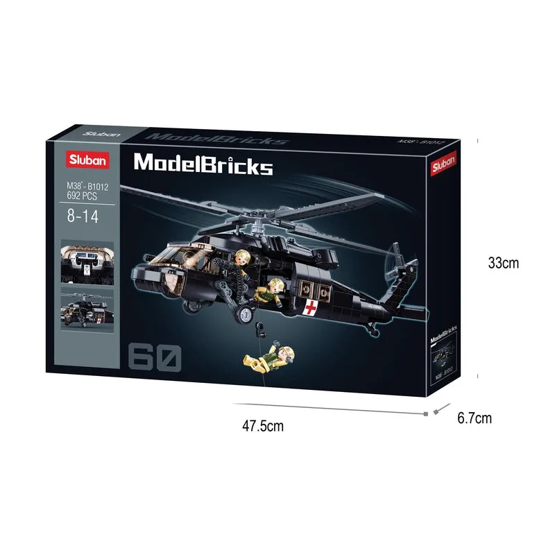 UH-60 Black Hawk Building blocks for Children ( 692 Pieces)