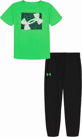 Under Armour boys Short Sleeve Tee and Jogger Set