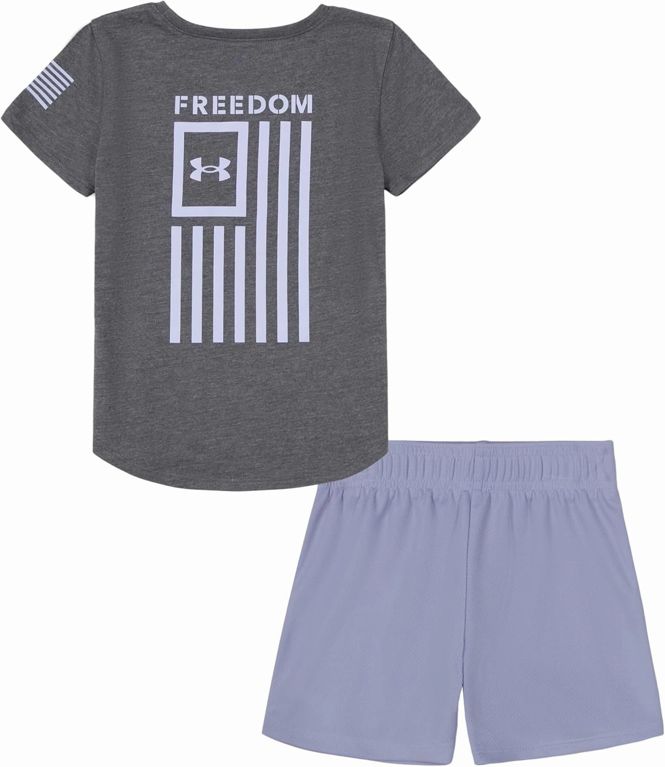 Under Armour girls Outdoor Set, Coordinating Top & Bottom, Pants Or Shorts, Durable Stretch and Comfortable