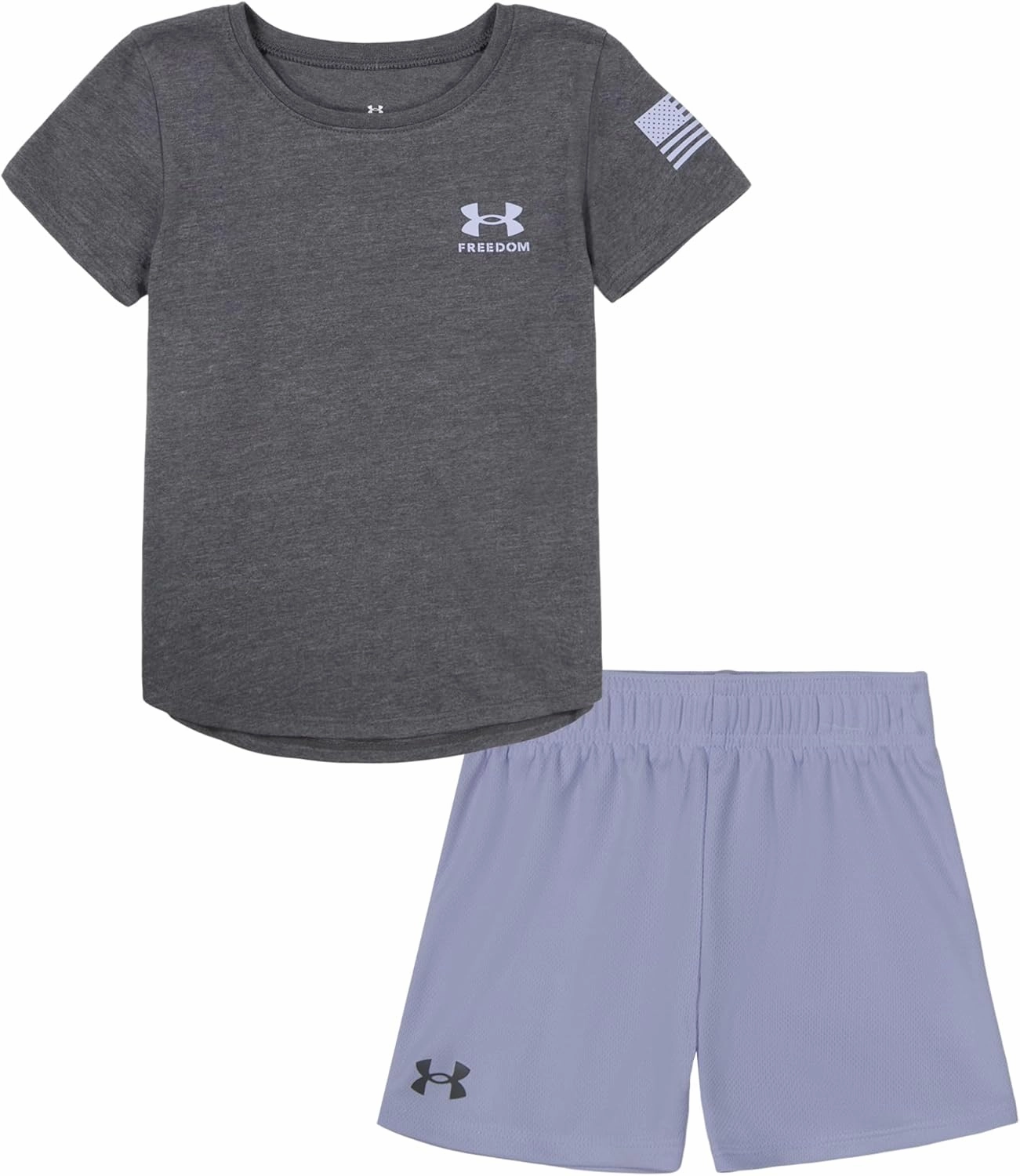 Under Armour girls Outdoor Set, Coordinating Top & Bottom, Pants Or Shorts, Durable Stretch and Comfortable