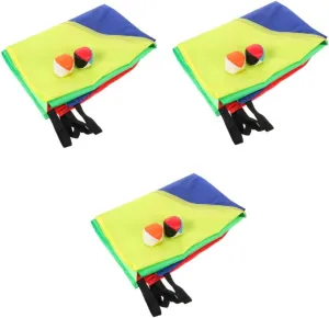 VANZACK Rainbow Umbrella Sensory Integration Training for Cloth Colorful Balls Equipment for Enhancing Teamwork